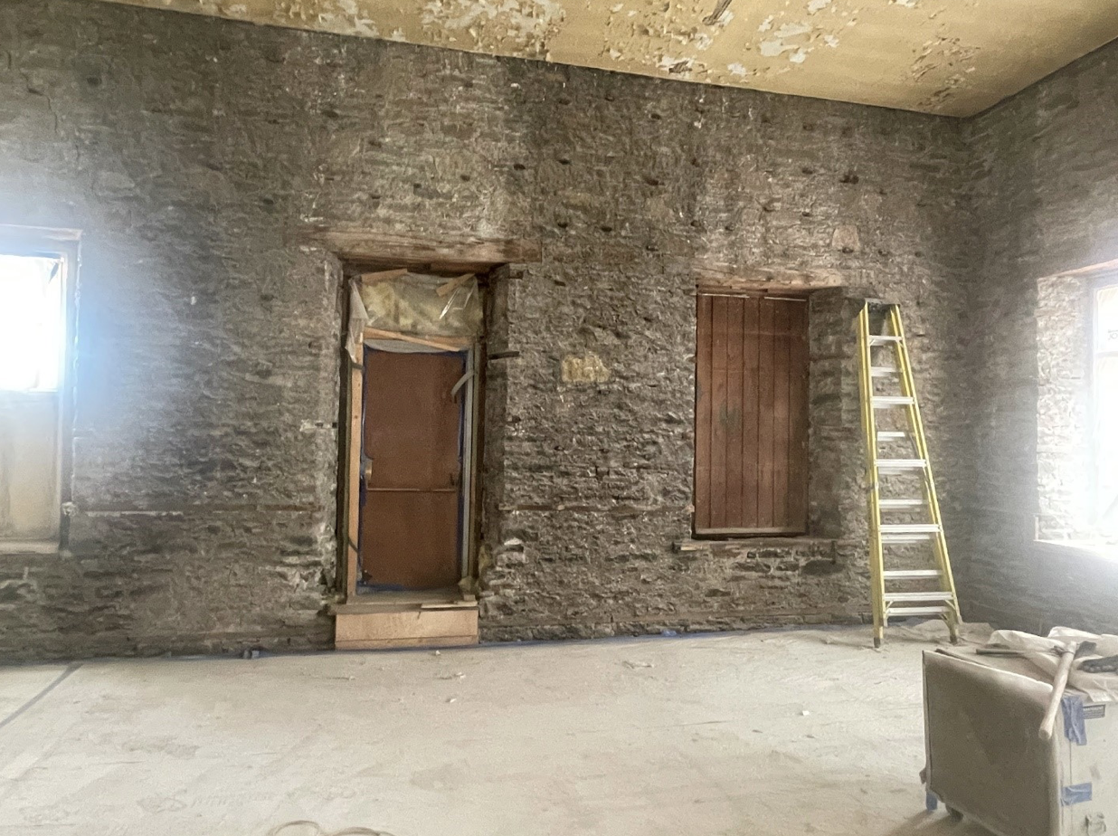 The interior of the Smith's Falls Town Hall as it's being renovated.
