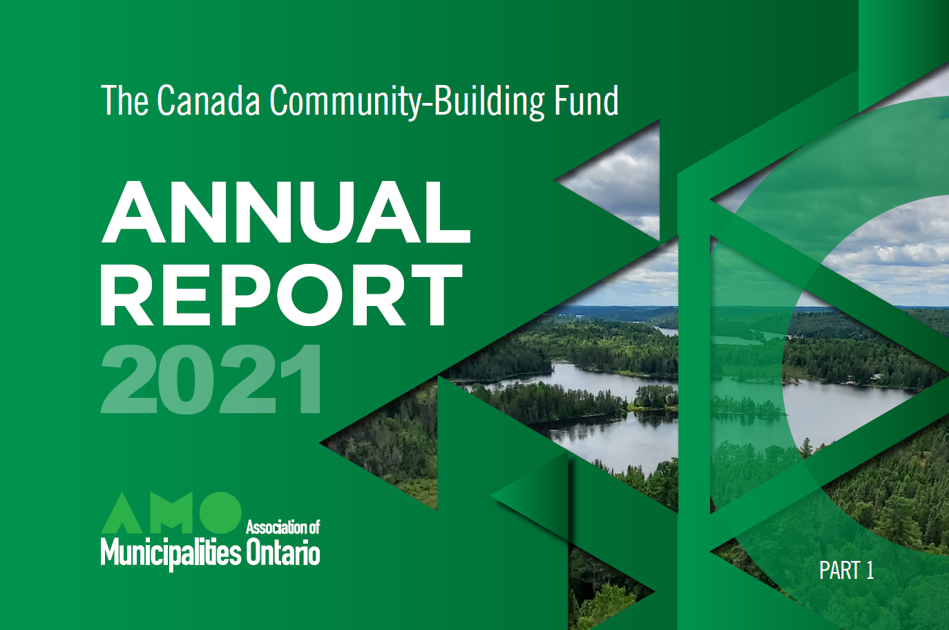 Picture of the cover of AMO's 2021 Annual Report on the Canada Community-Building Fund