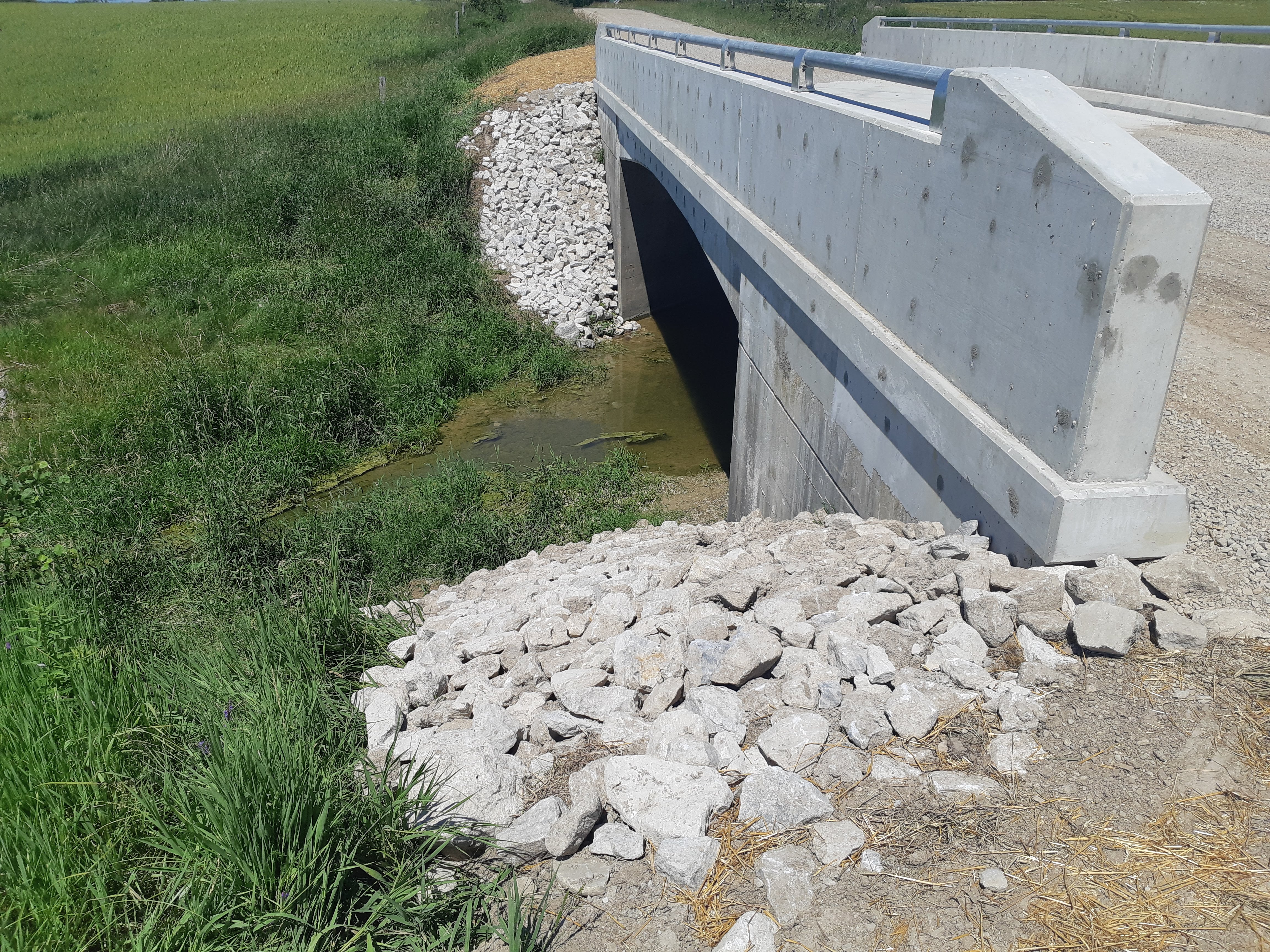 Huron-Kinloss has installed a new bridge using CCBF funding. 