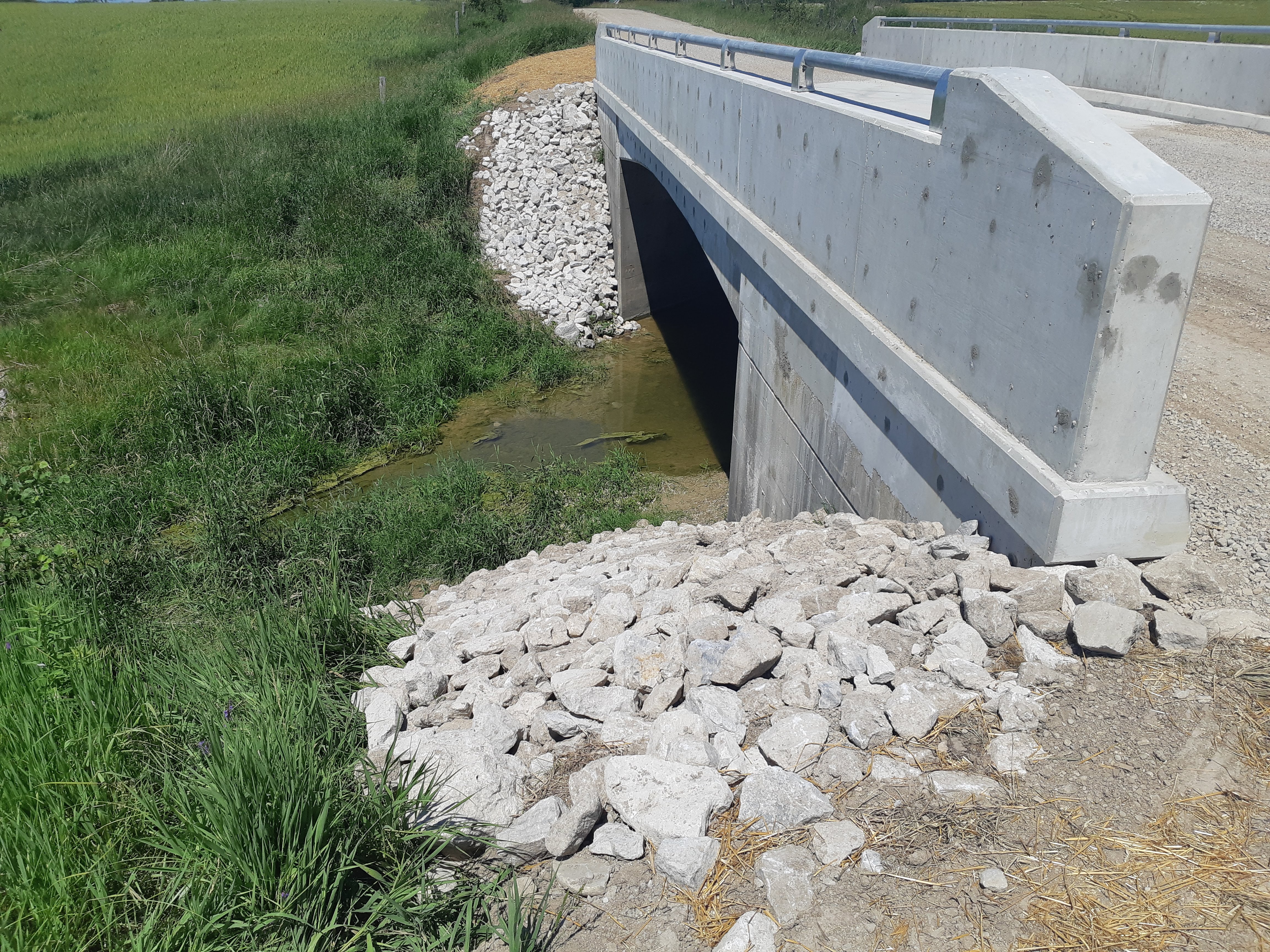 Huron-Kinloss has installed a new bridge using CCBF funding.