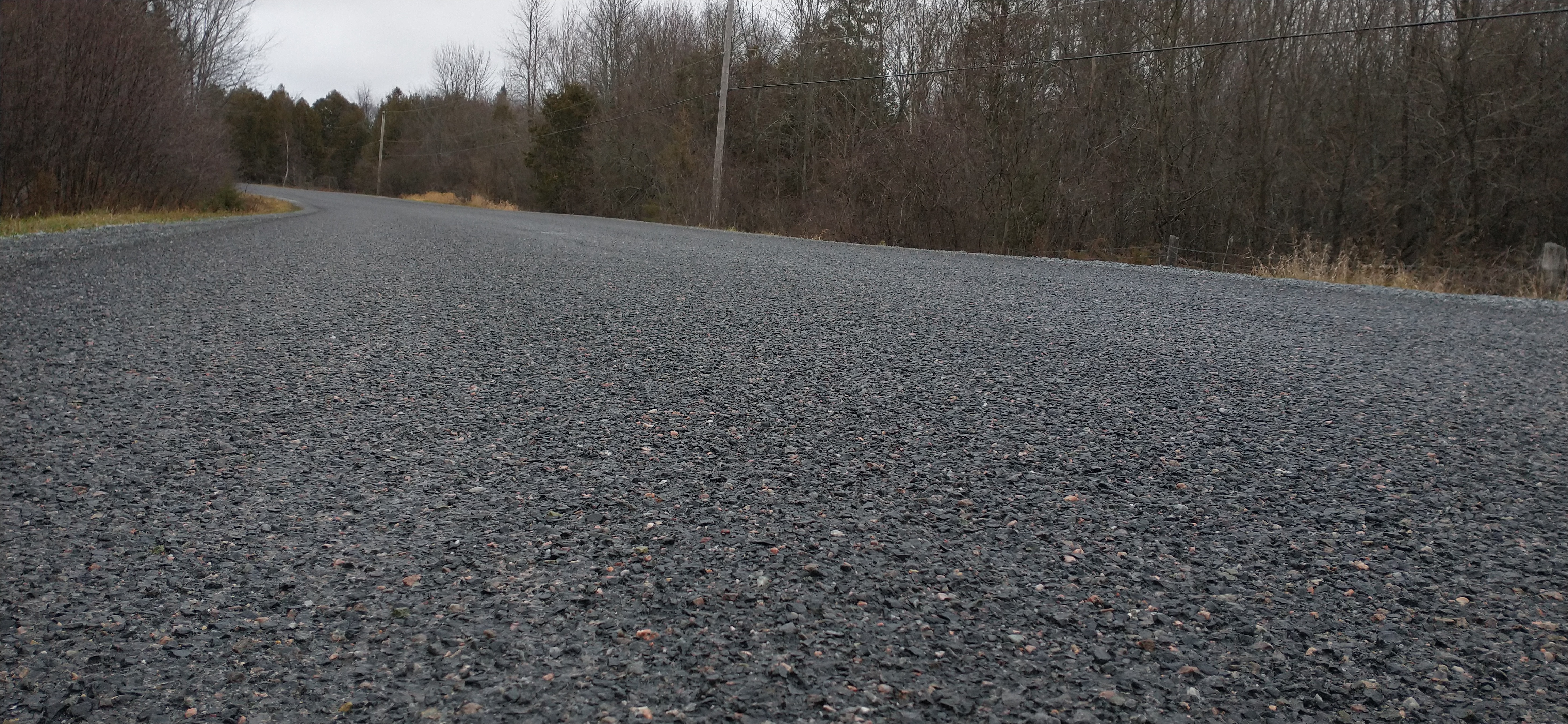 Lanark Highlands recently rehabilitated Upper Perth Road. 