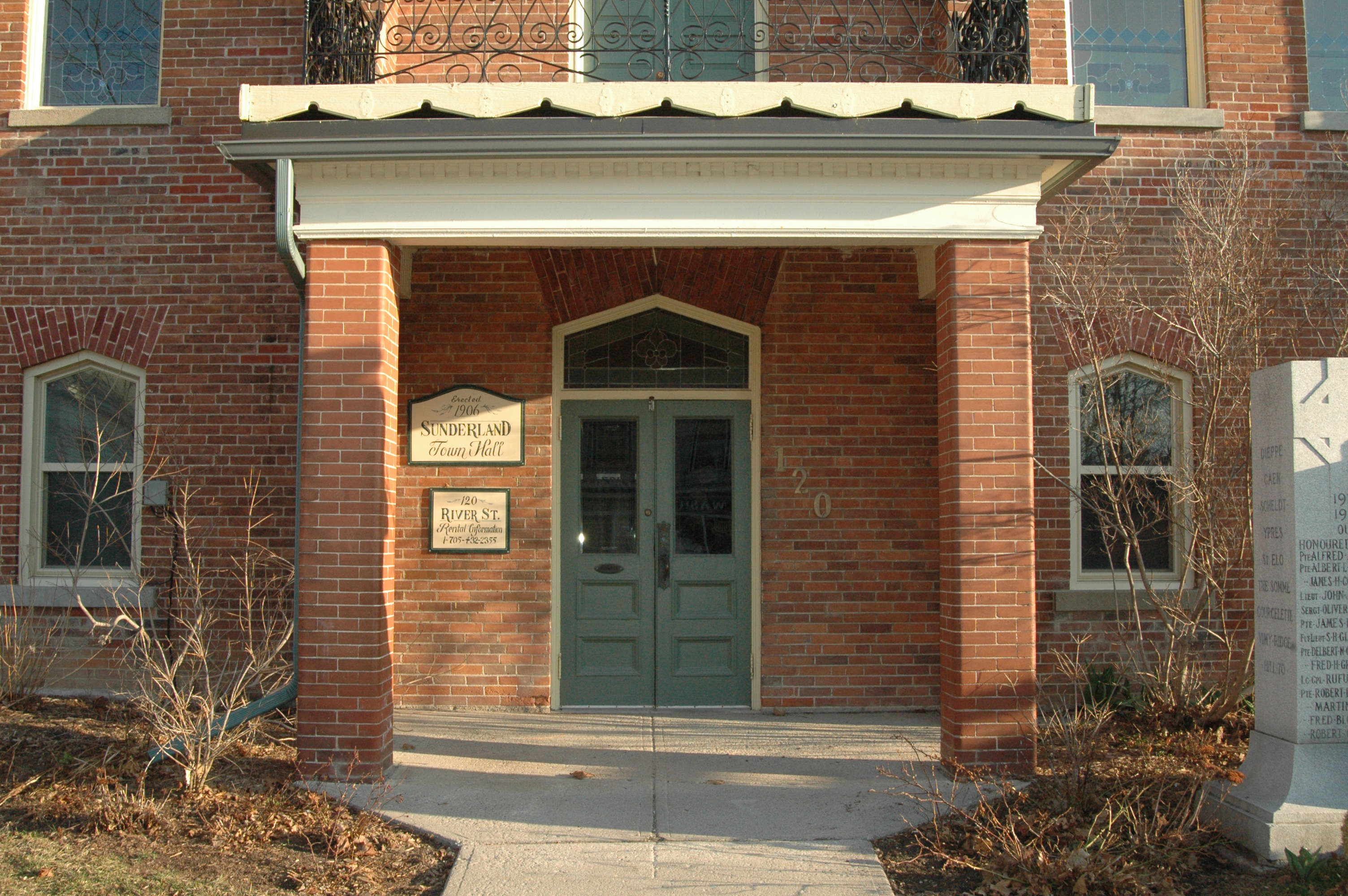 Sunderland town hall front door