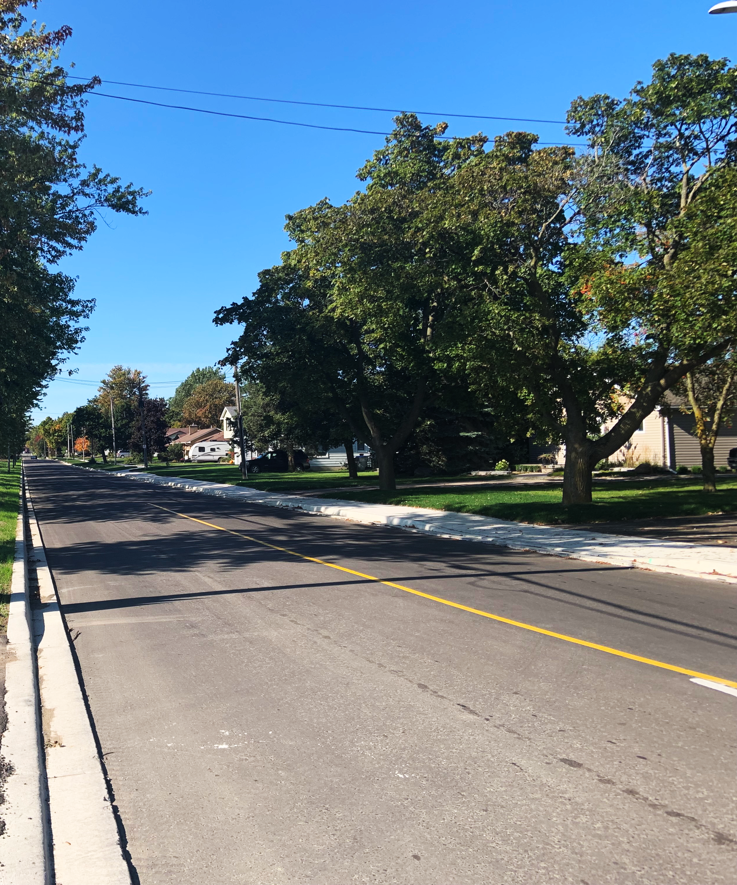 Lambton Shores completed important roadwork in 2021. 