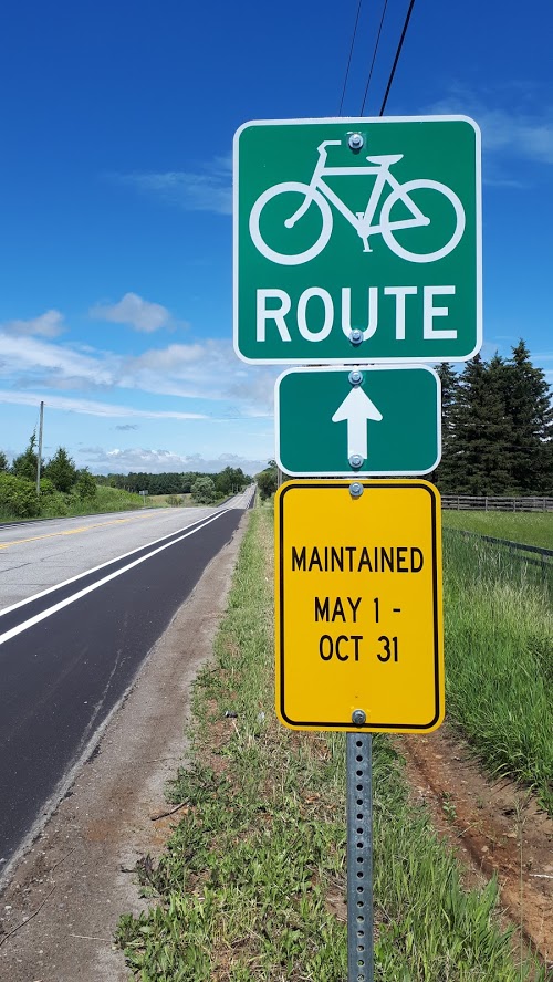 A new cycling lane in the Town of Caledon makes it safer and easier for cyclists to get around. 