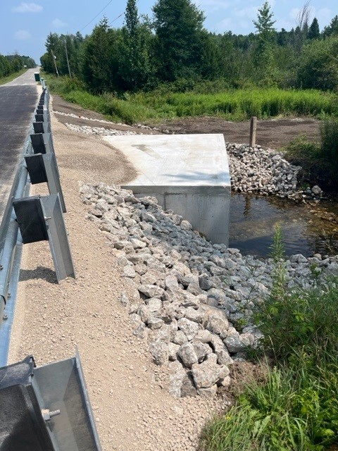 A new bridge in Culross in the Municipality of South Bruce.