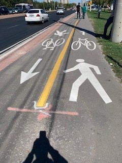 A multi-use trail in the City of Brampton.