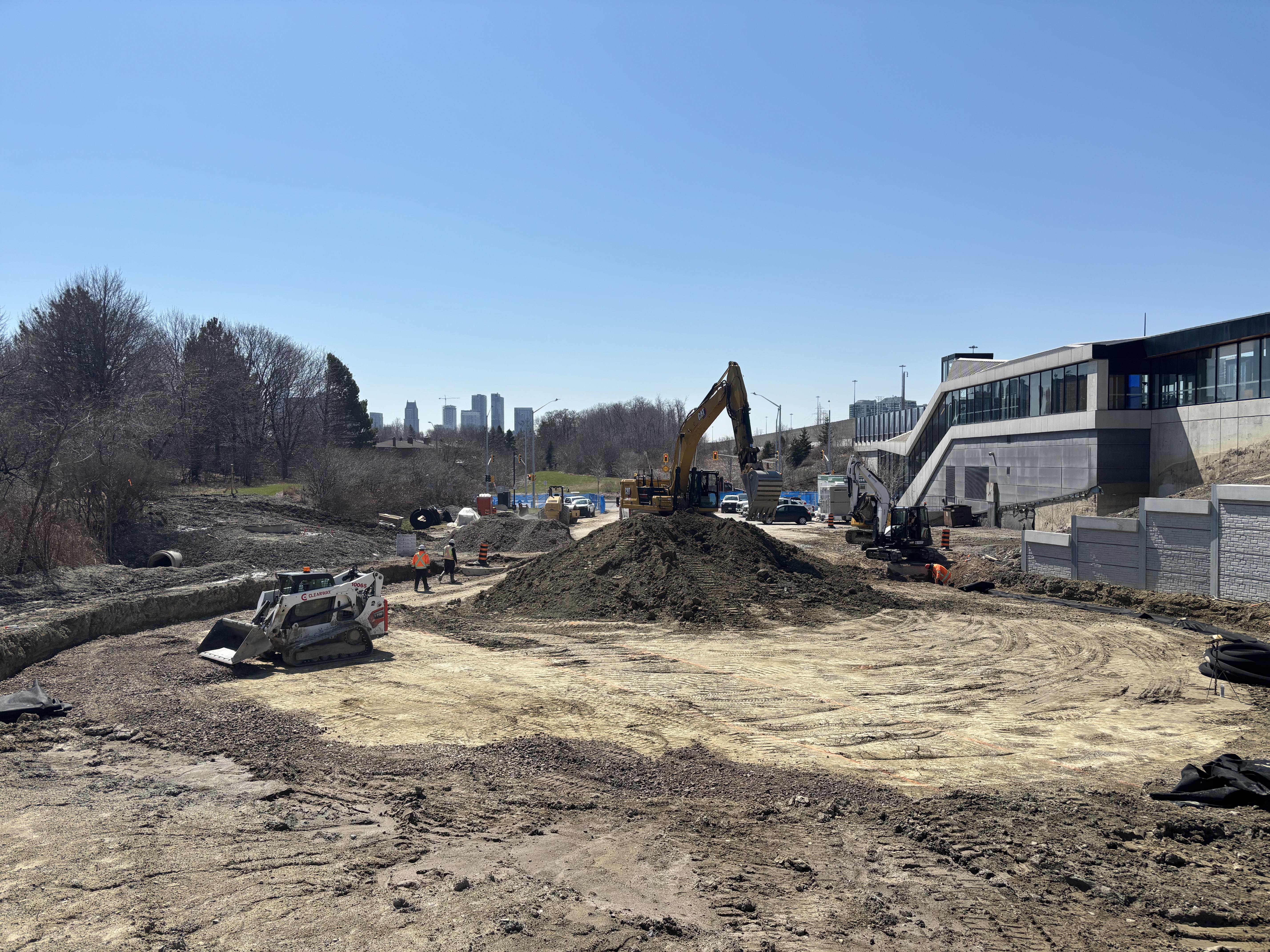 construction of a bus loop