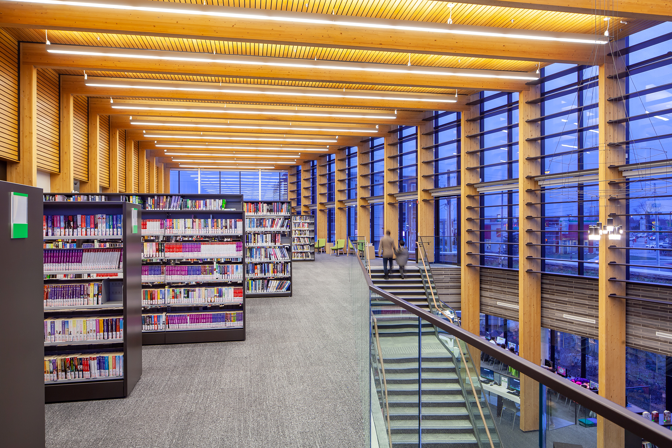 Inside the new Oak Ridges Library