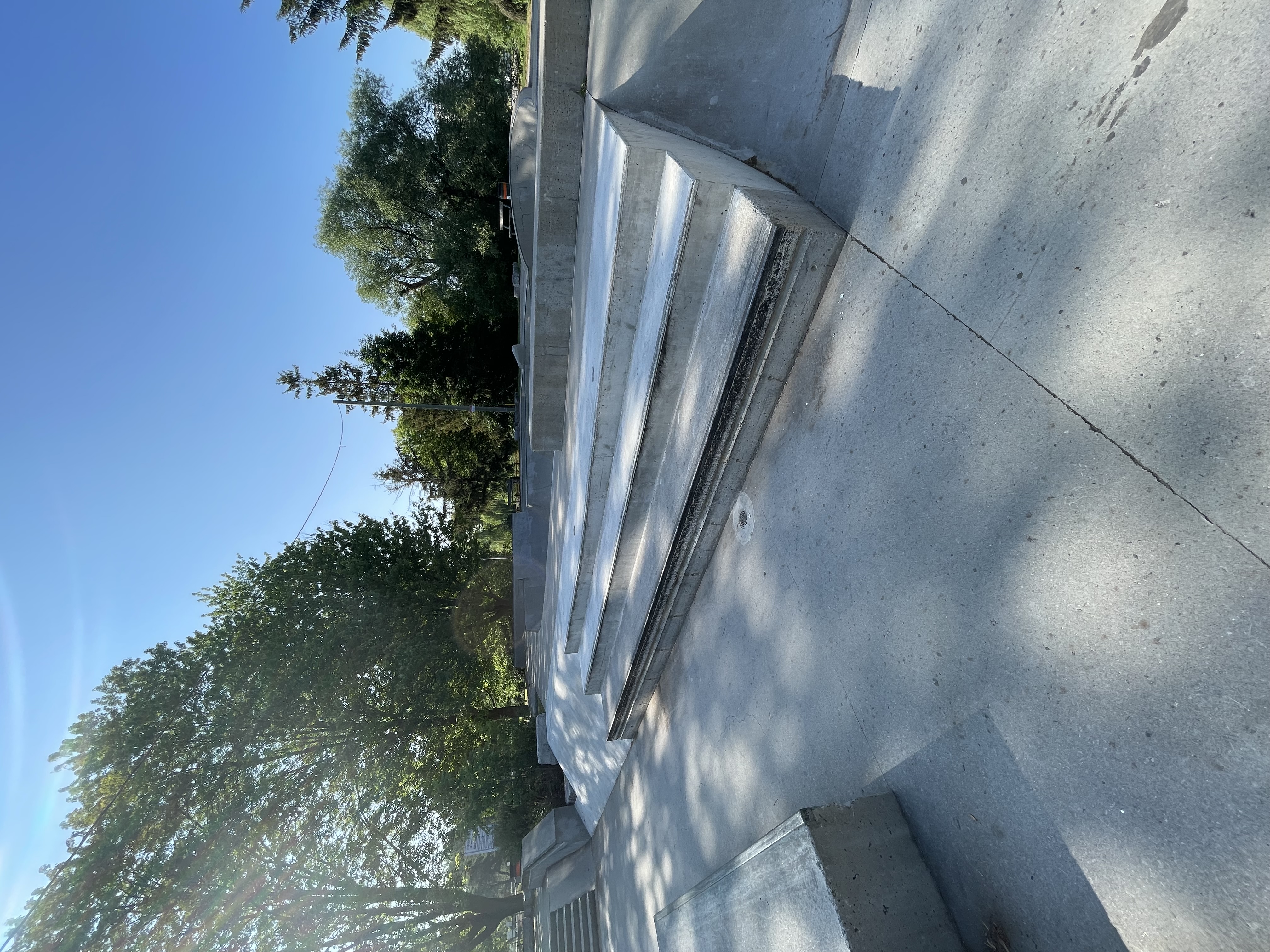 Seating at a skatepark