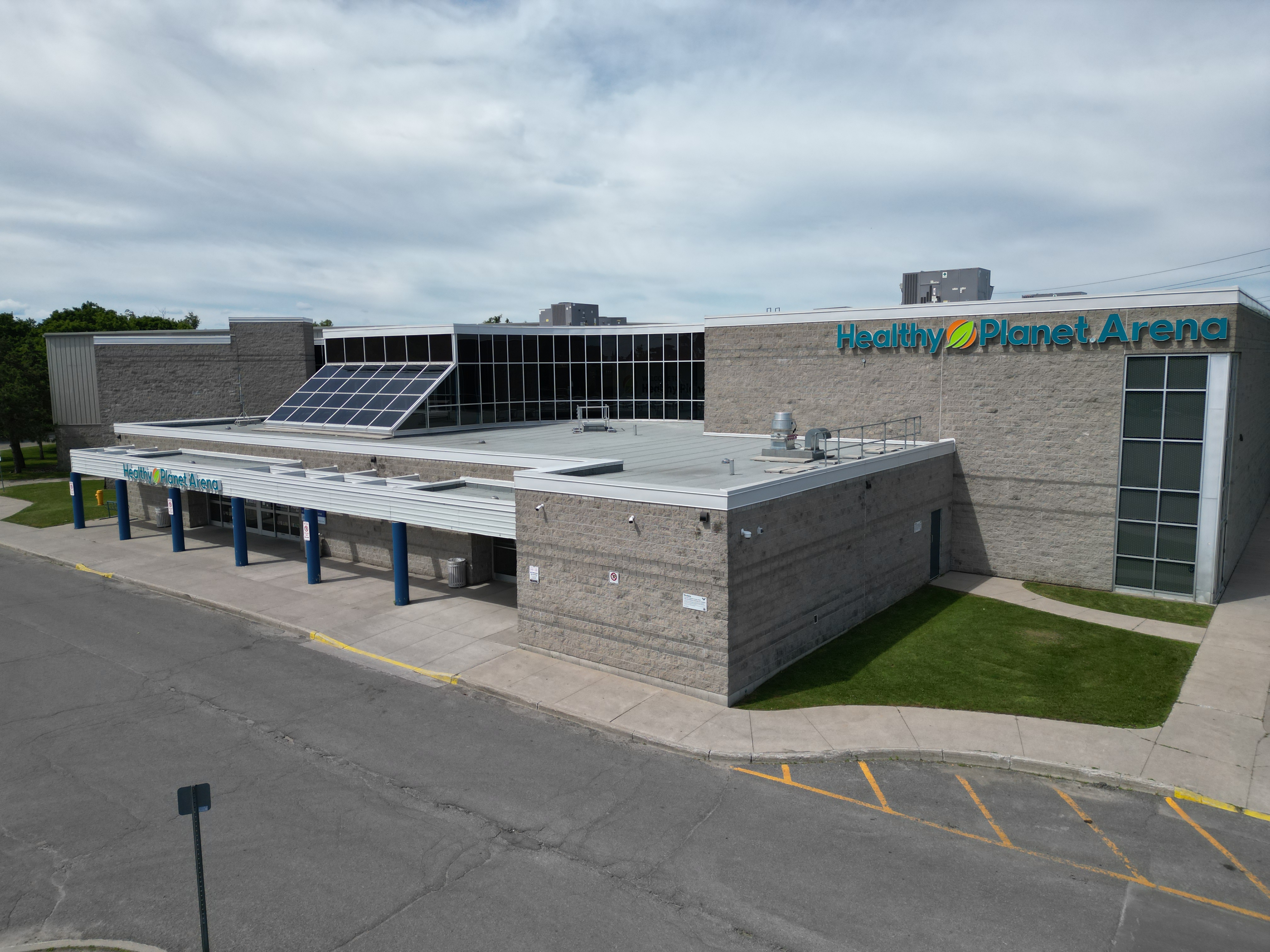 exterior of arena