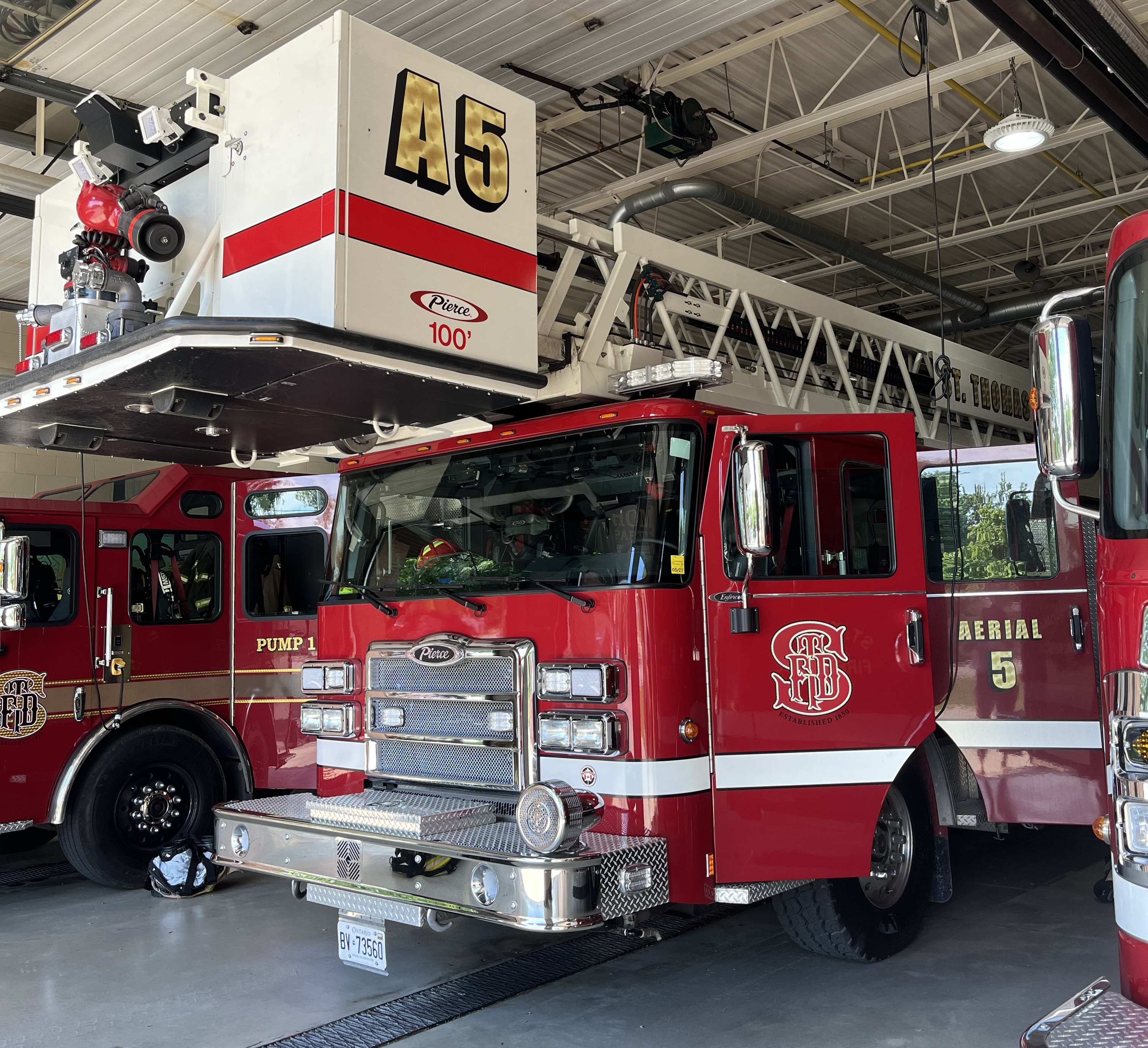 A fire truck