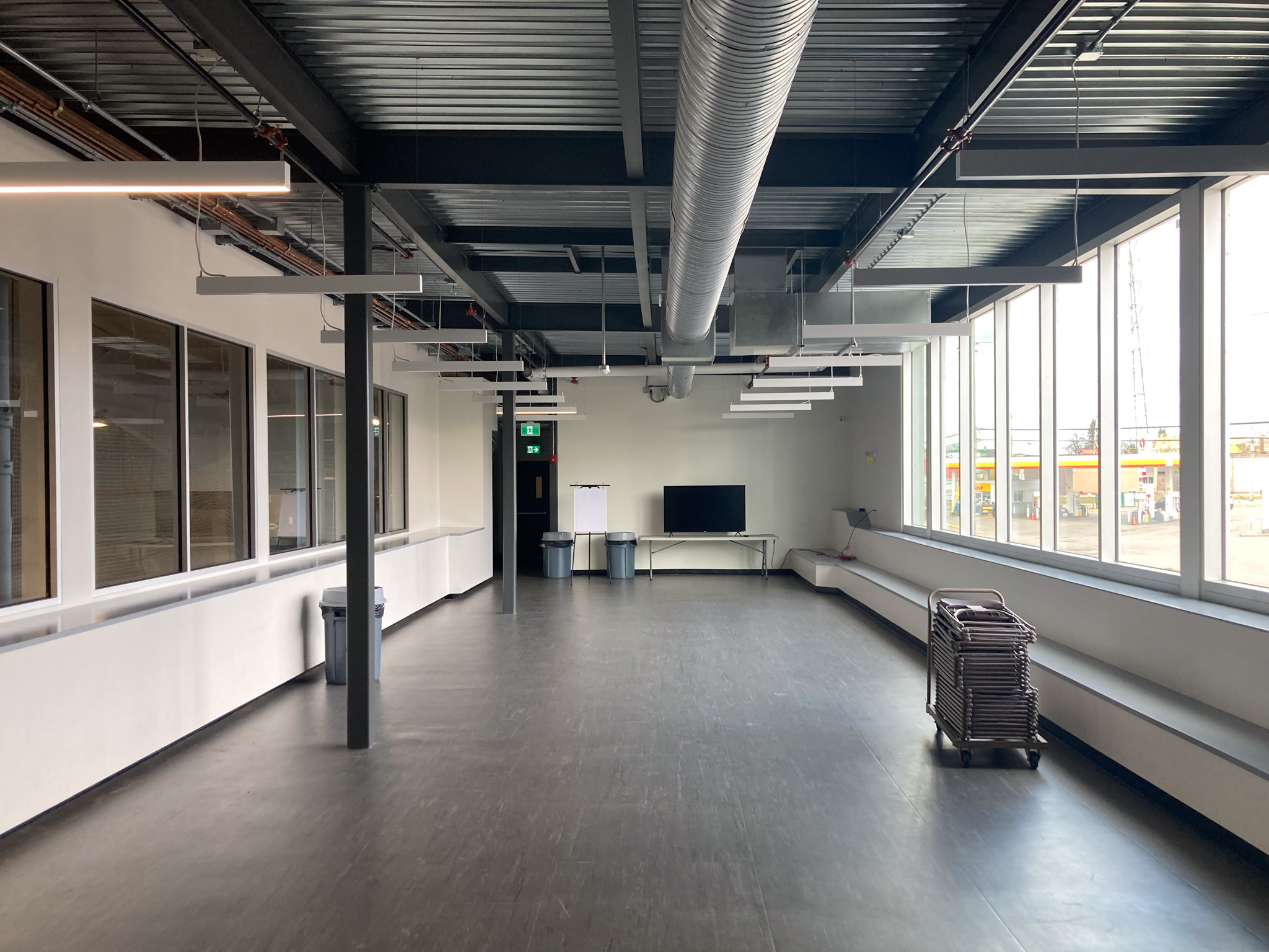 an empty small event room