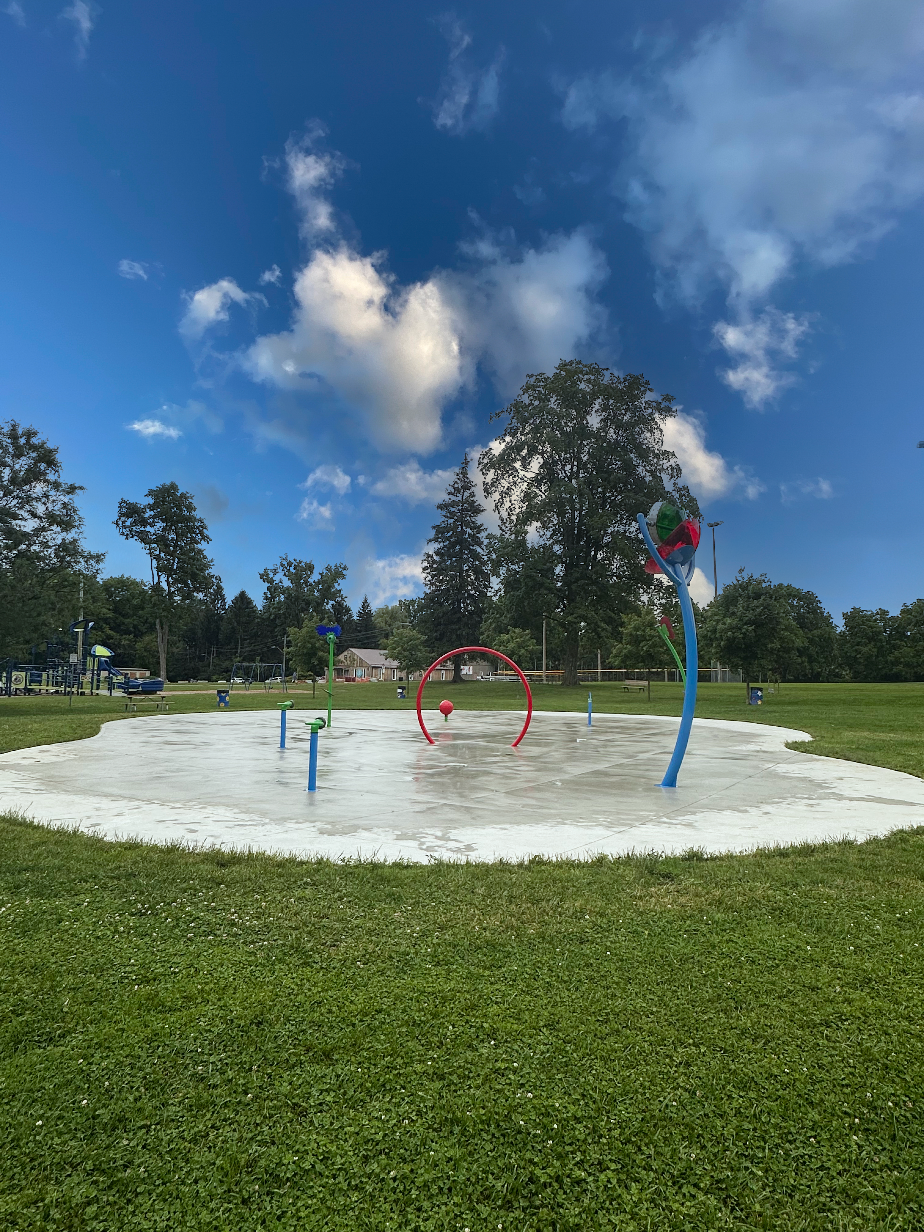 A splash pad