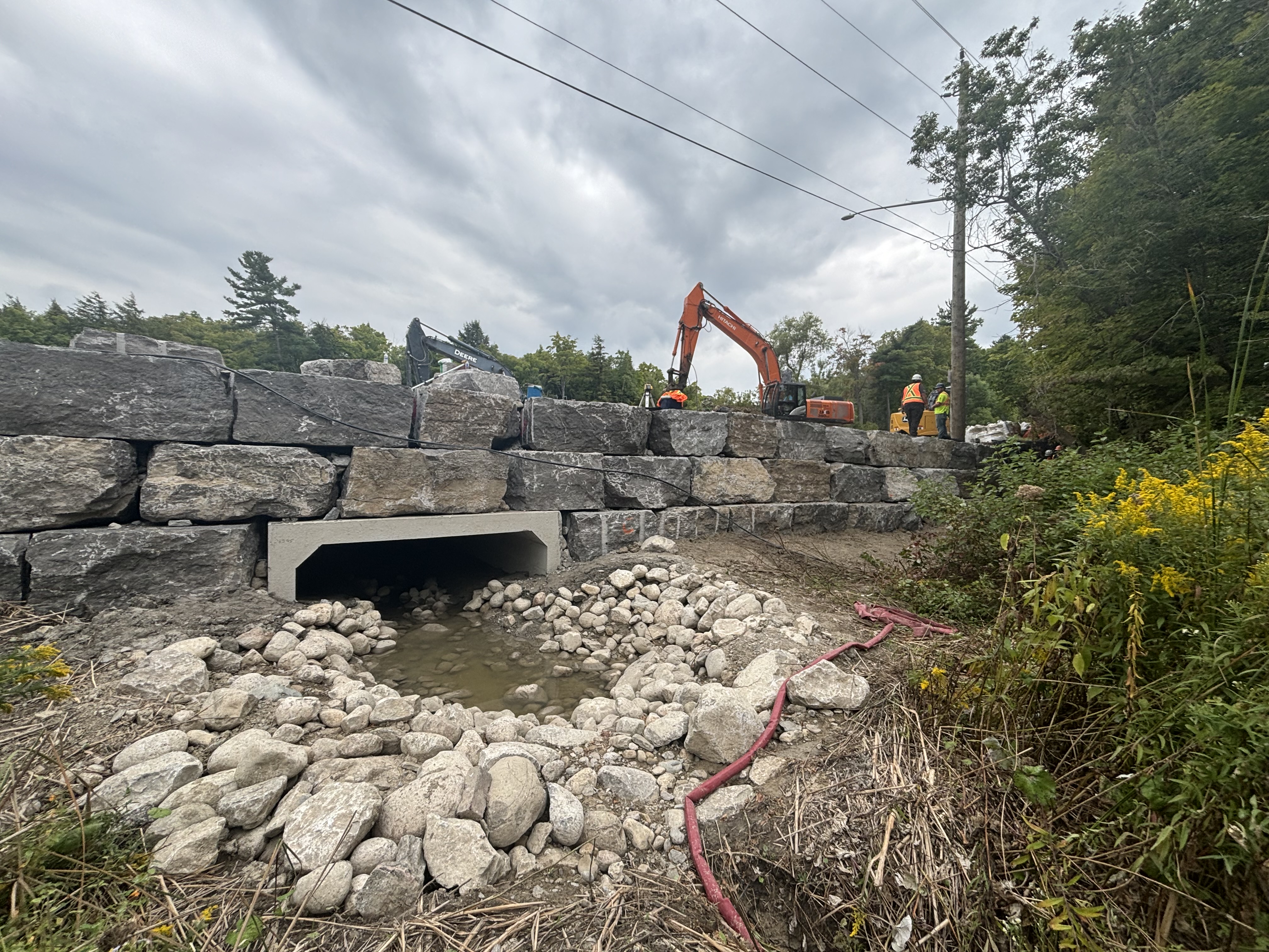 construction on a culvert