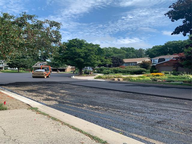 A street under construction