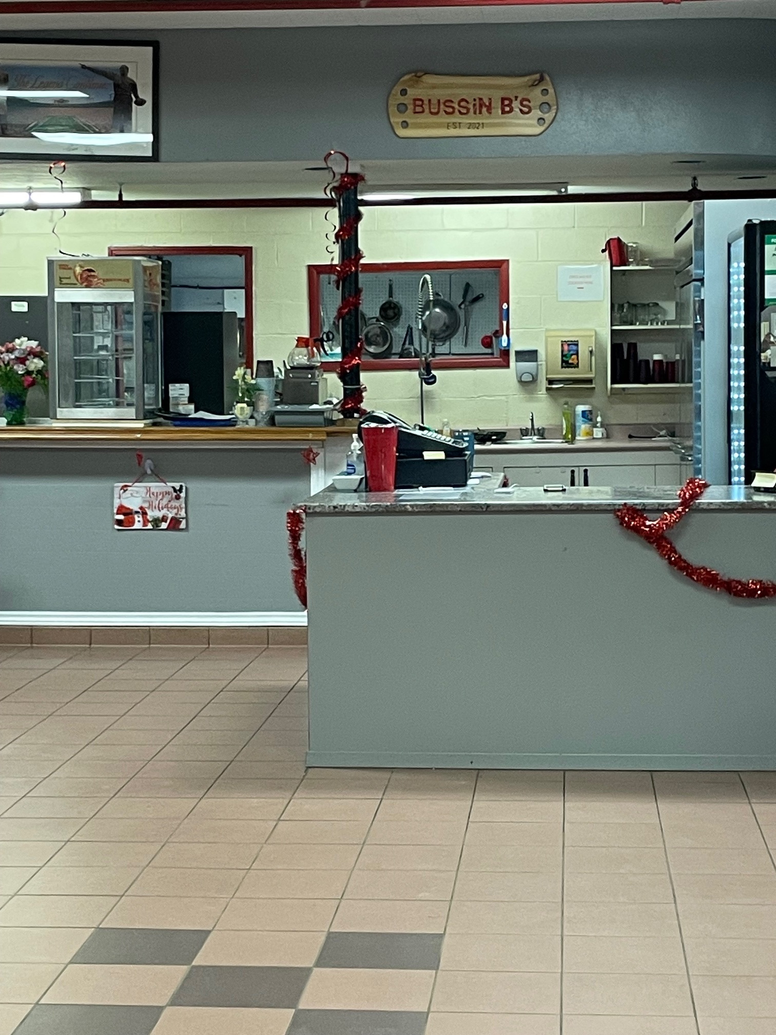 A photo of the restaurant in the Red Rock recreation facility. 