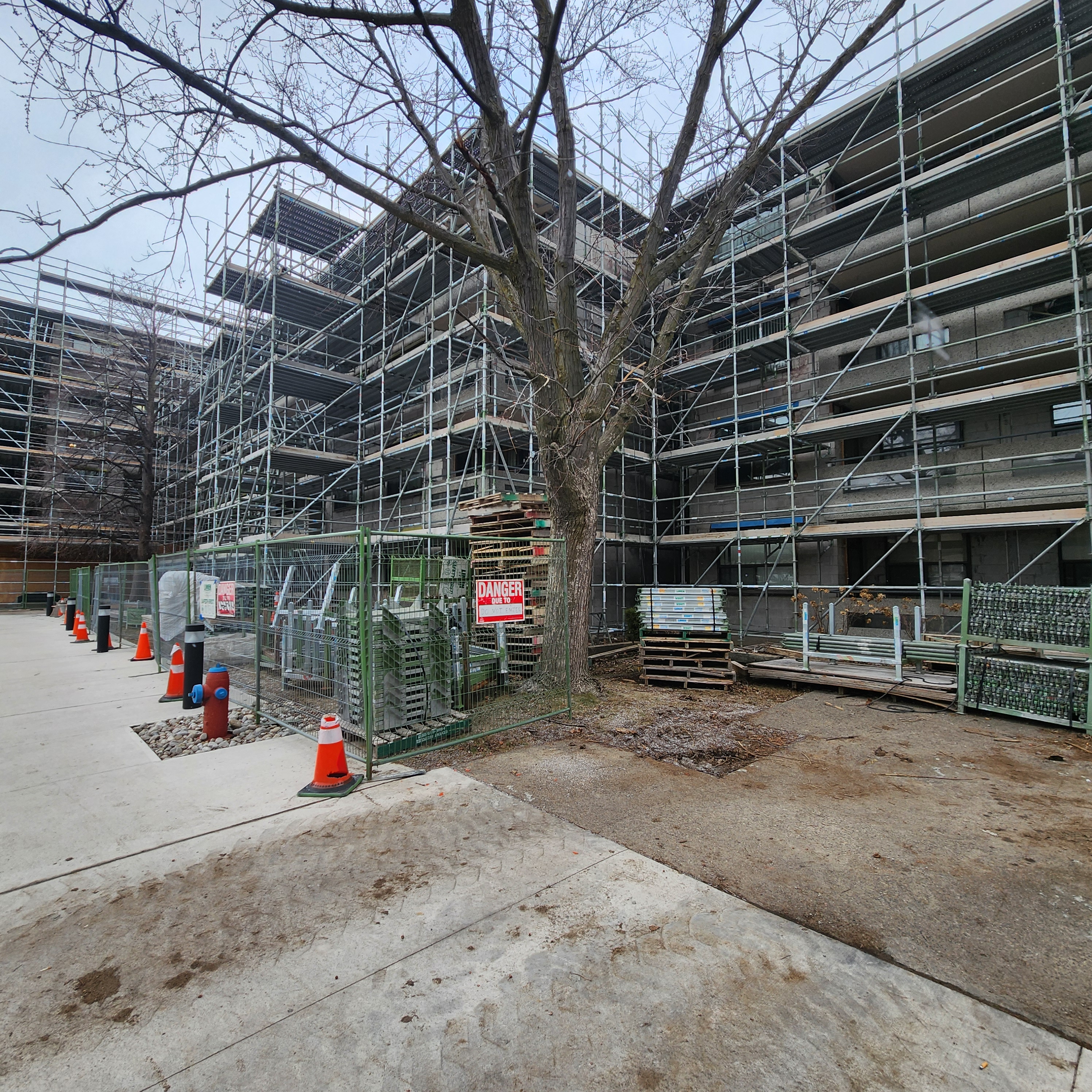 Hillside - one of ten buildings underground a full renovation in Peel Region. 