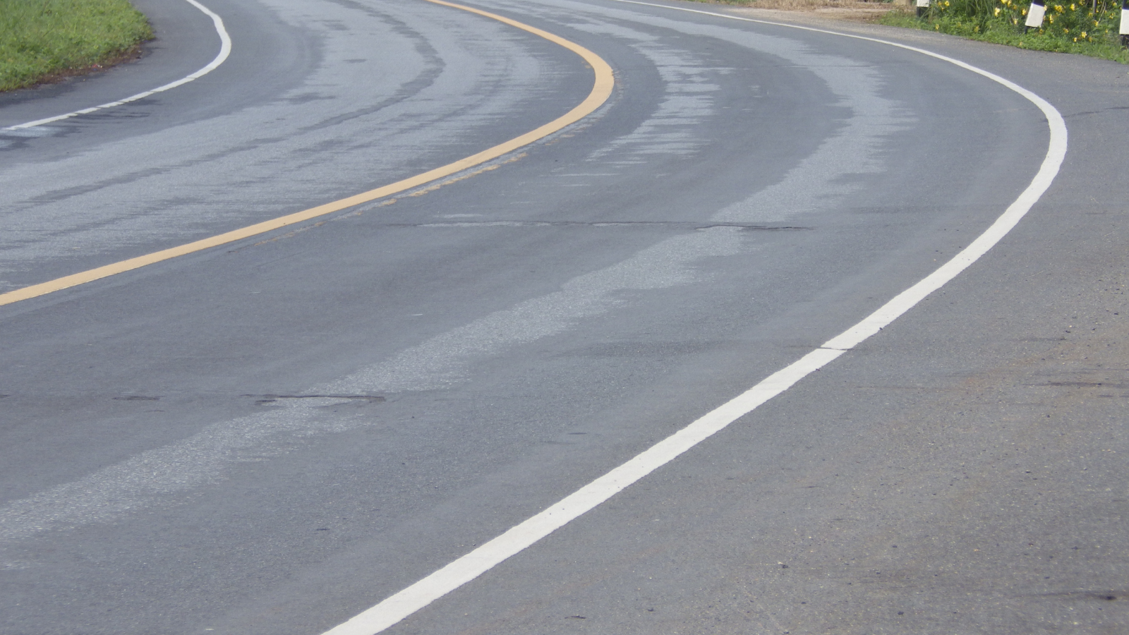 A stock photo of a paved roadway. 