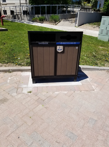 New recycling bins have been installed in Richmond Hill. 
