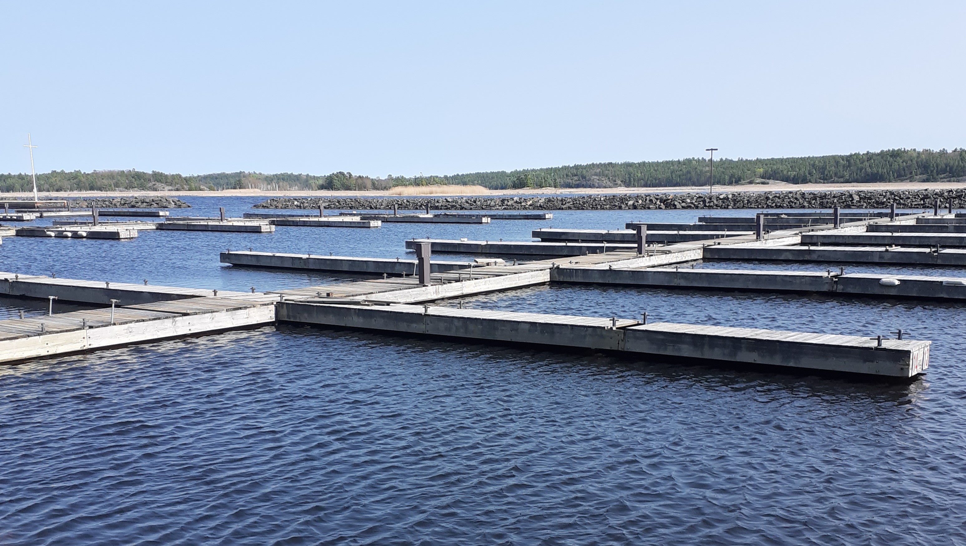 A newly renovated dock.