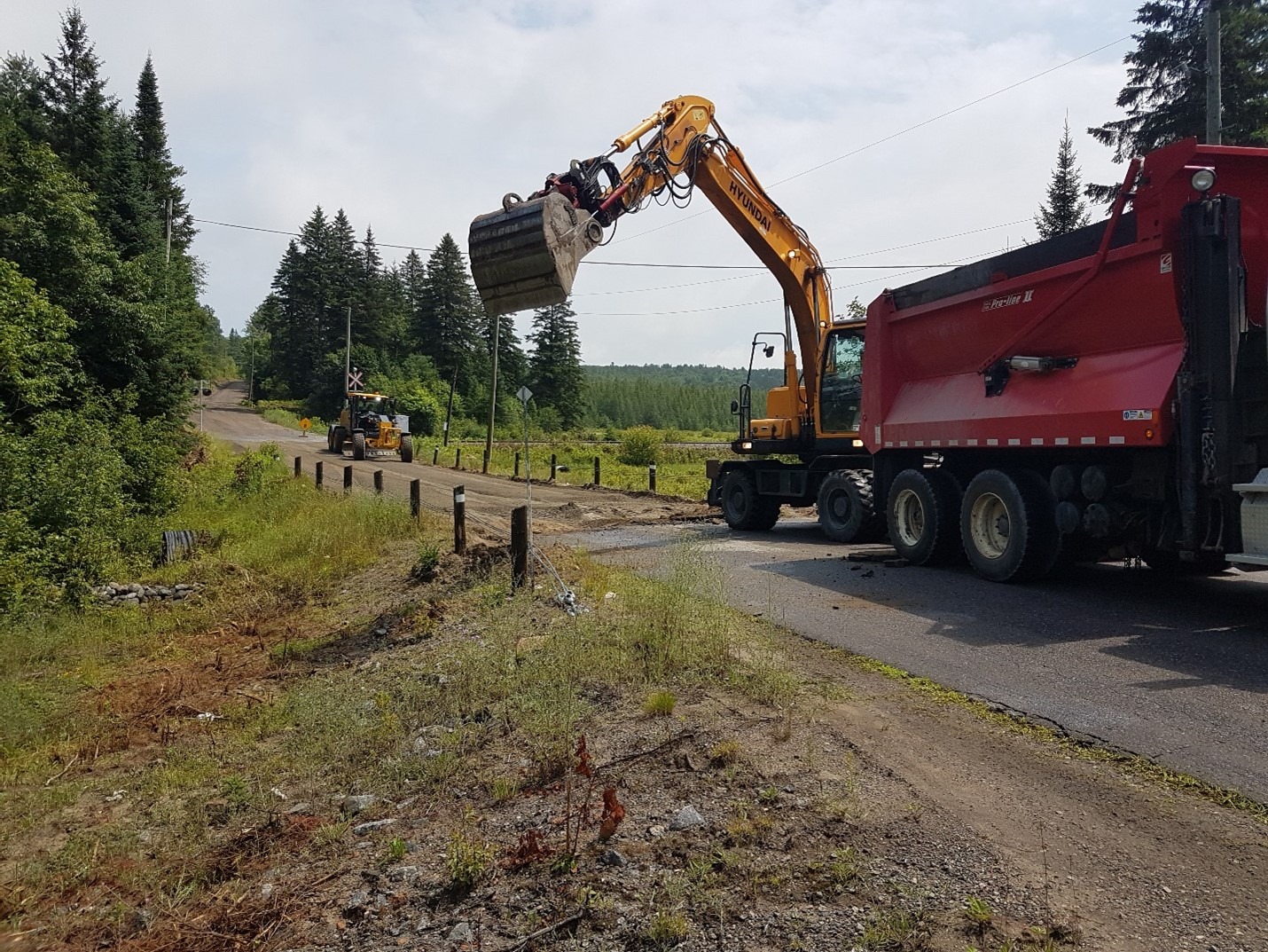 The Township of Perry invested its Canada Community-Building Fund into rehabilitation of Scotia Road. 