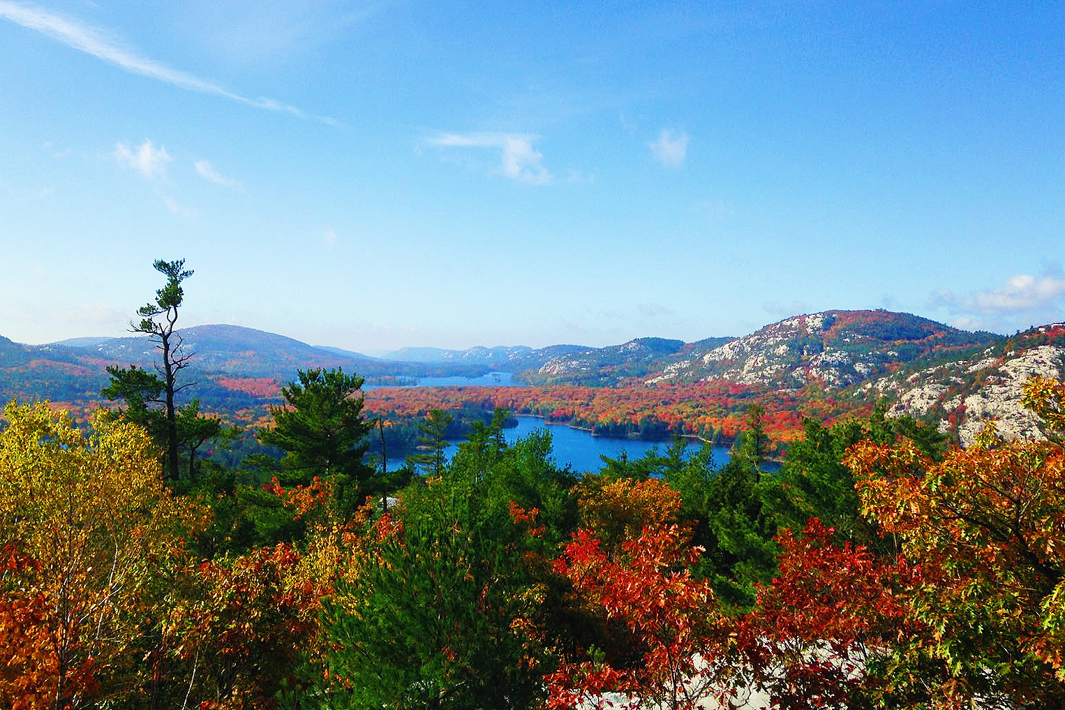 A scenic photograph of Killarney, Ontario.