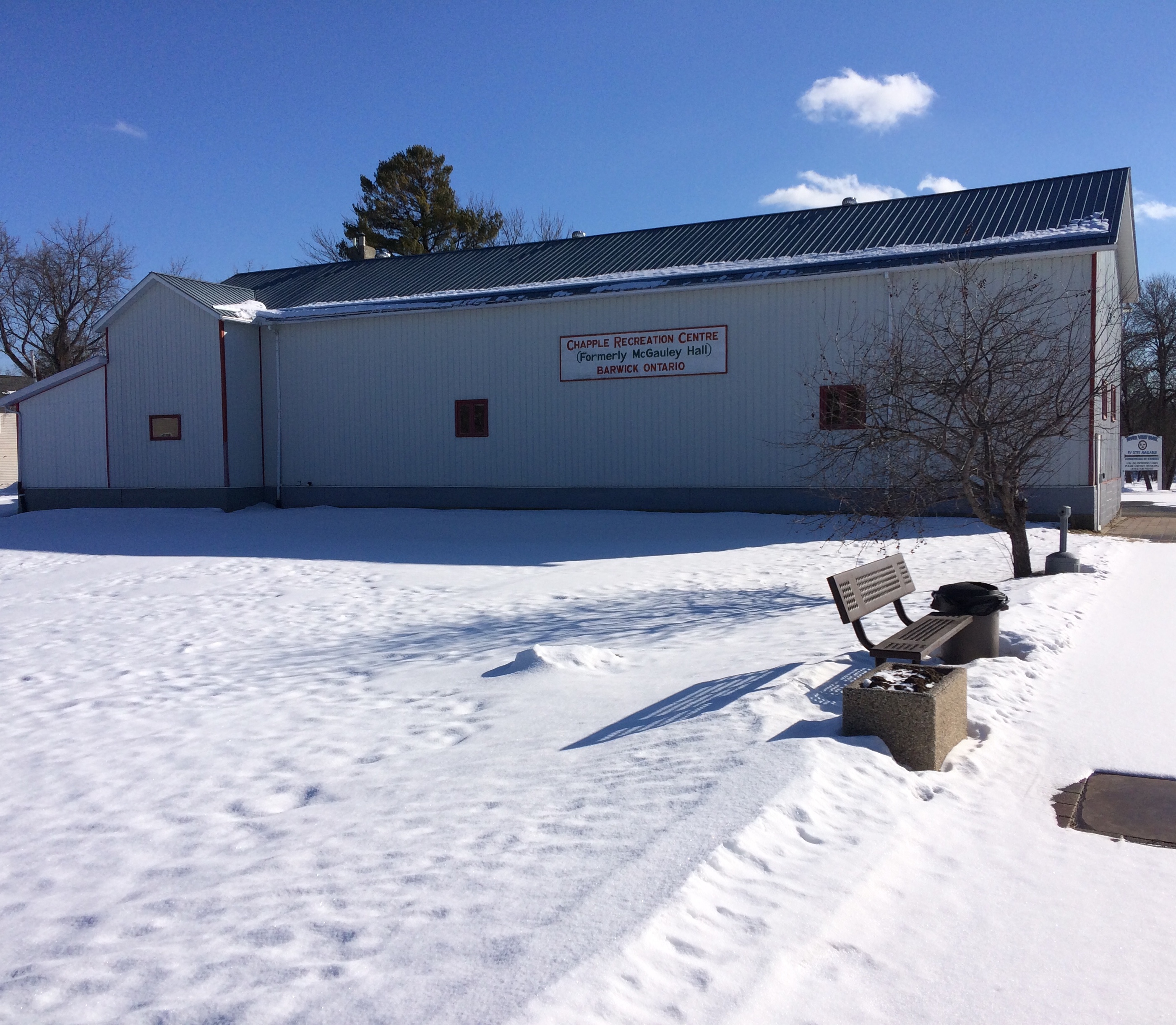 A picture of Chapple Community Centre.