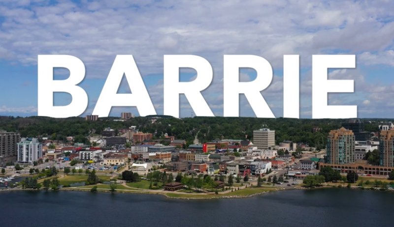Panoramic shot of Barrie