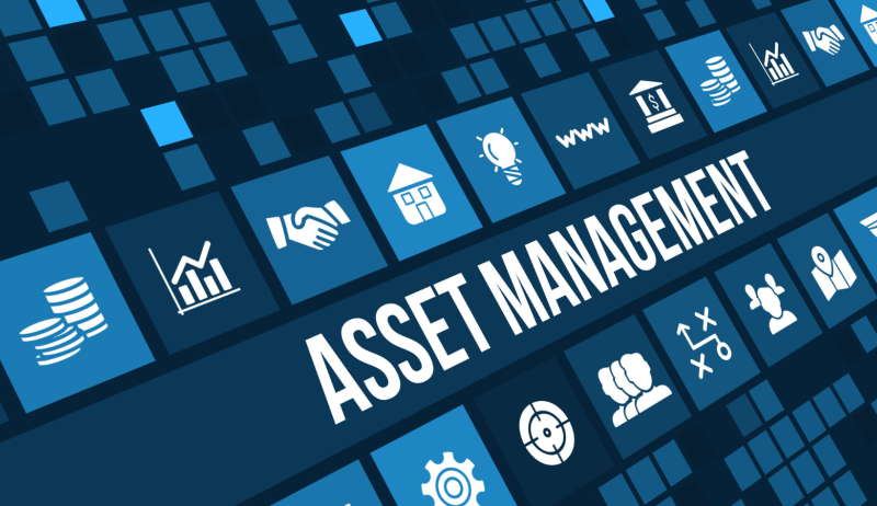 An asset management graphic.