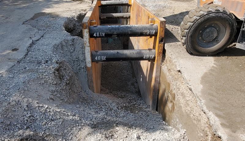 Progress is being made on an important road rehabilitation project in the Town of Bradford West Gwillimbury.