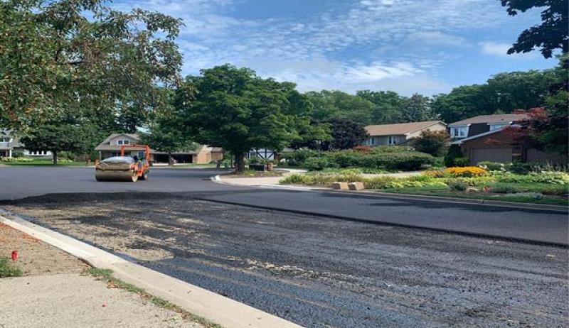 A street under construction