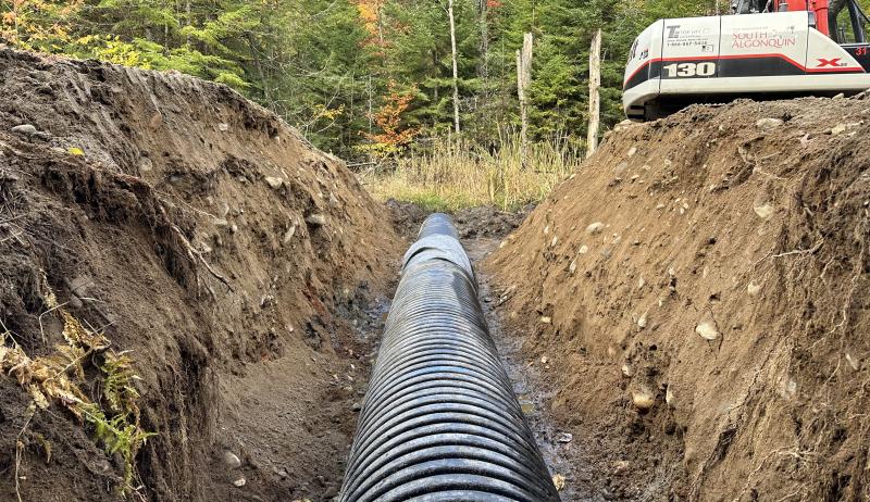 A drainage pipe