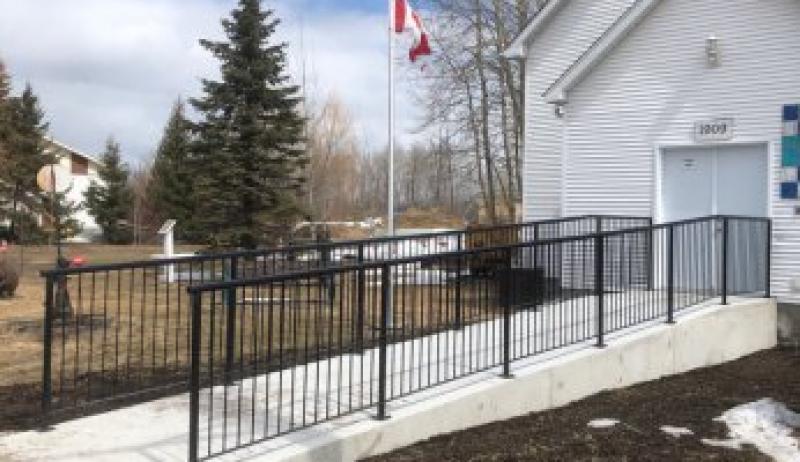 Elk Lake Museum Ramp