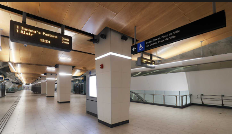 interior of station