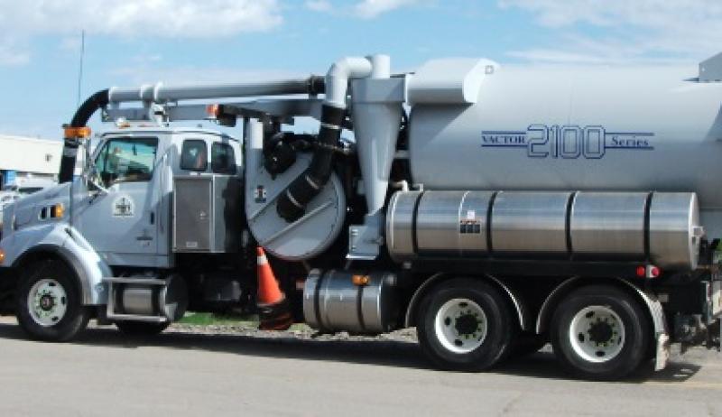 A city tanker truck