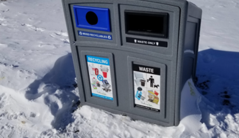 New recycling bins have been installed in Richmond Hill. 