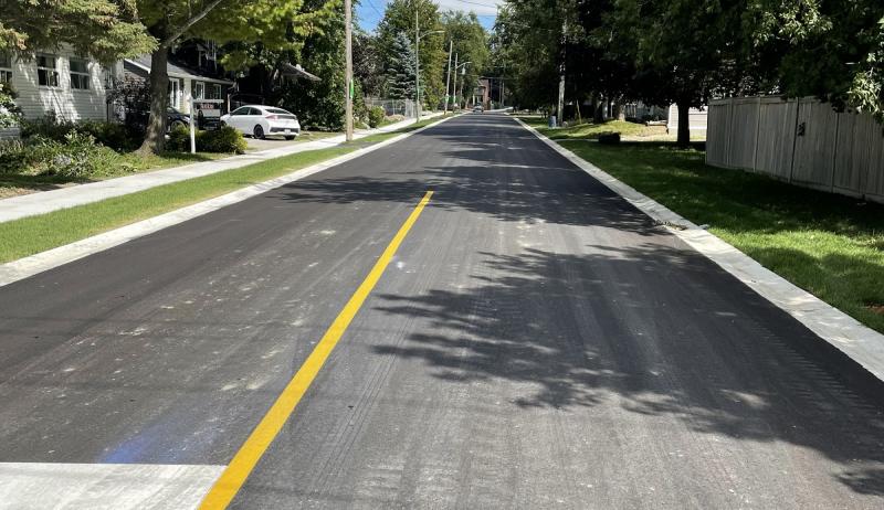 Selby Street, Evelyn Street and Empress Lane, totalling 570 metres of roadway, were upgraded from gravel streets, to smooth asphalt streets with full sidewalks and curbs. 