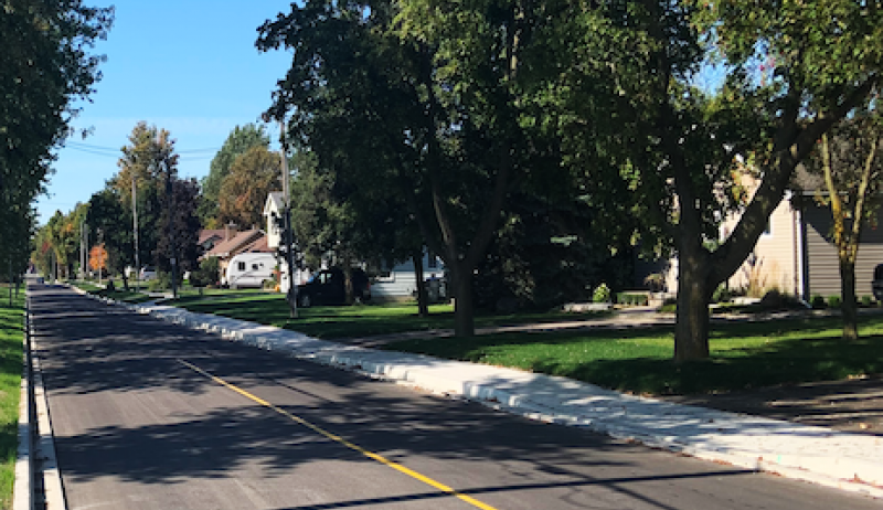 Important roadwork was completed in Lambton Shores in 2021. 