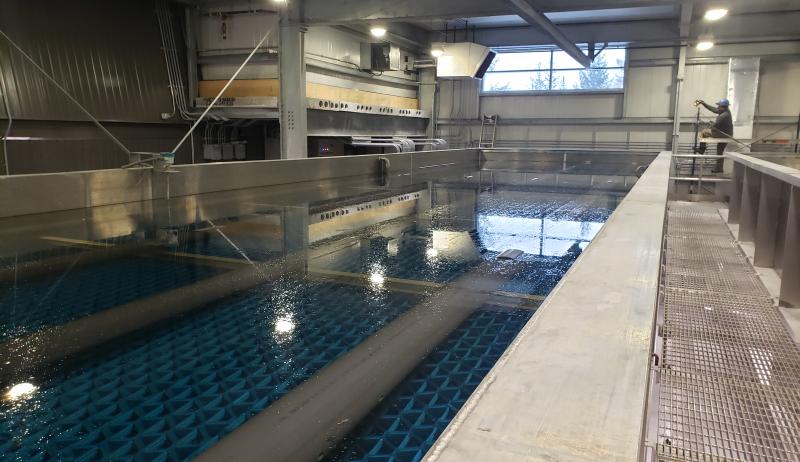 The inside of a water treatment plan in the District Municipality of Muskoka