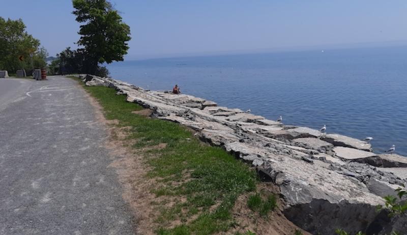 Port Hope's shoreline project.