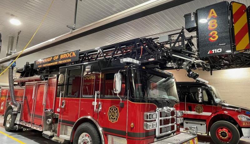 A new bay door allowed the Beaverton Fire Department to purchase a larger truck. 