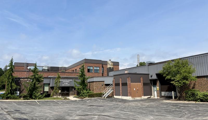 exterior of water treatment plant