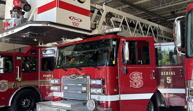 a fire truck