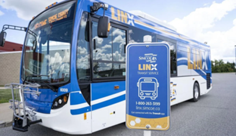 A Simcoe County bus