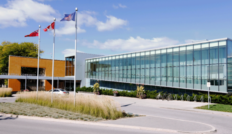 exterior of community centre
