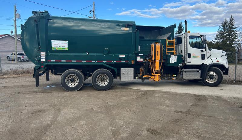 a garbage truck