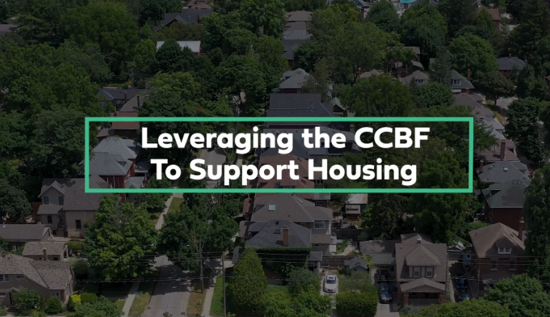 Title: Leveraging the CCBF to support housing